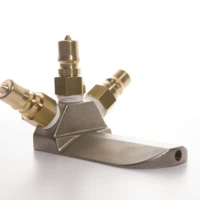 Vacuum bag connector for flat surfaces